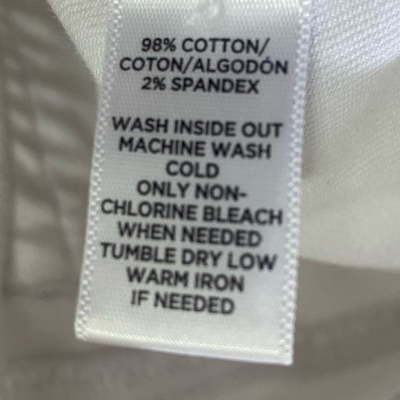 LOFT white skinny denim in size 2(25)Petite. - Picture 5 of 5